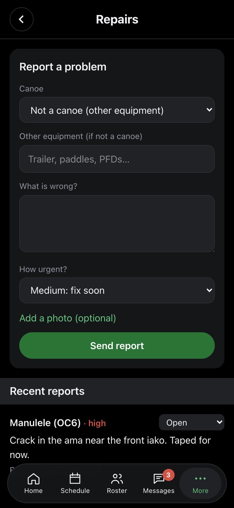Report a repair