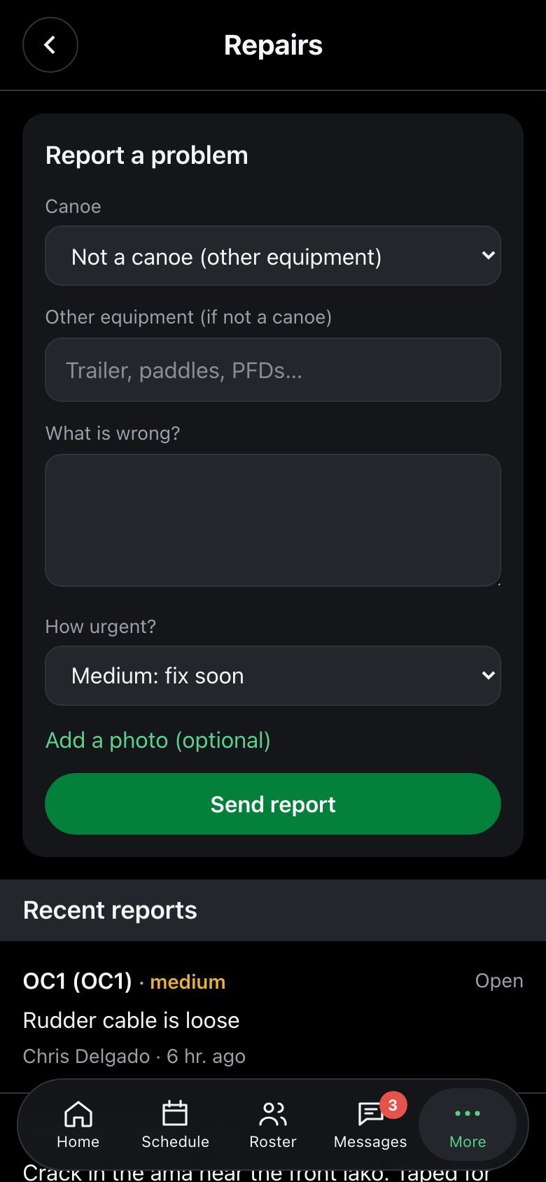 Report a repair